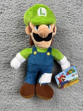 Nintendo Super Mario Luigi Plush Toy Jakks Pacific 8" Stuffed Doll New with Tags