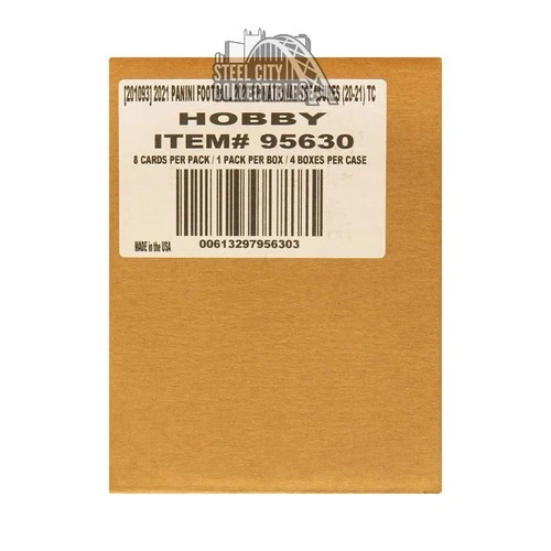 2020 Panini National Treasures Football Hobby 4-Box Case
