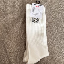 Uniqlo x Kaws x Andy Warhol White Socks (Adult 8-11 New With Tags) Brand New NWT