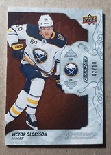 2019-20 Upper Deck Engrained Mahogany Victor Olofsson Rookie /10 Sabres RC #81