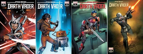 STAR WARS DARTH VADER #42, 43, 44 & 45 - STEPHEN SEGOVIA -  LIMITED 1500 W/COAs