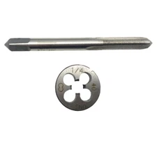 USA 1/4-40 UNF Tap & Die Set Right Hand 1/4 - 40 Thread Tap Die Hand RH HSS New