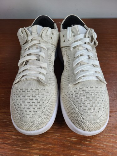 Nike Mens Dunk Flyknit Low White Lightweight Shoes Sneakers Rare Size 8.5 - Picture 3 of 10