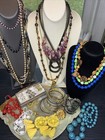 New ListingVintage Jewelry Lot Wholesale Necklace Bracelet Brooch Ring More As Shown Lbs961