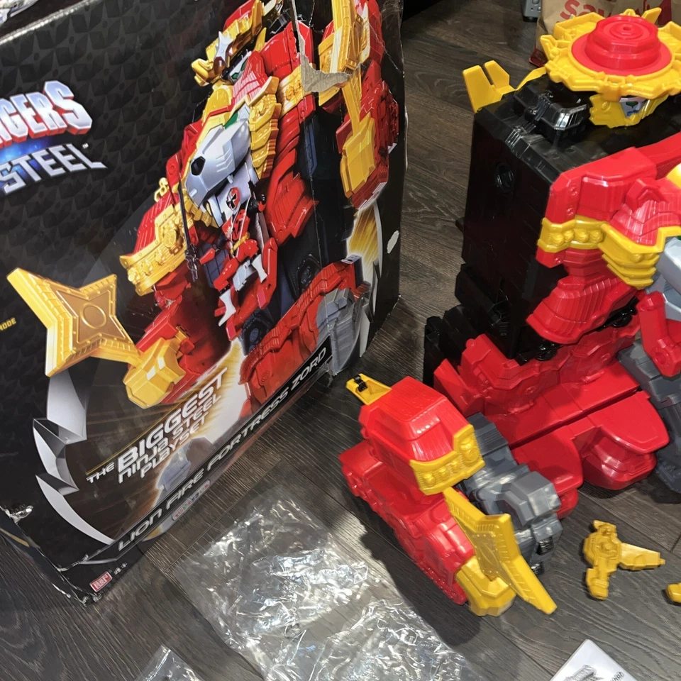 Power Rangers Ninja Acero LION FORTRESS ZORD 20” Alto TRU Toys R Us Exclusivo Foto 4 de 4