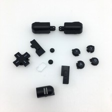 Black Replacement ABXY L R D-Pad Cross Button Full Buttons Set For DS Lite NDSL