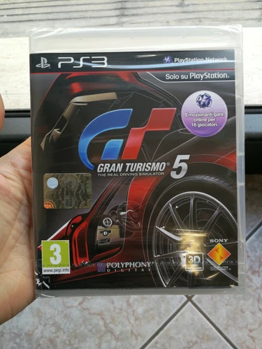 Gran Turismo 5 Playstation PS3 Italian Edition First Print NEW SEALED