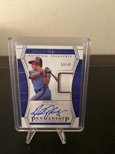 2023 Panini National Treasures - Penmanship Materials Signatures #PMS-AG Andres