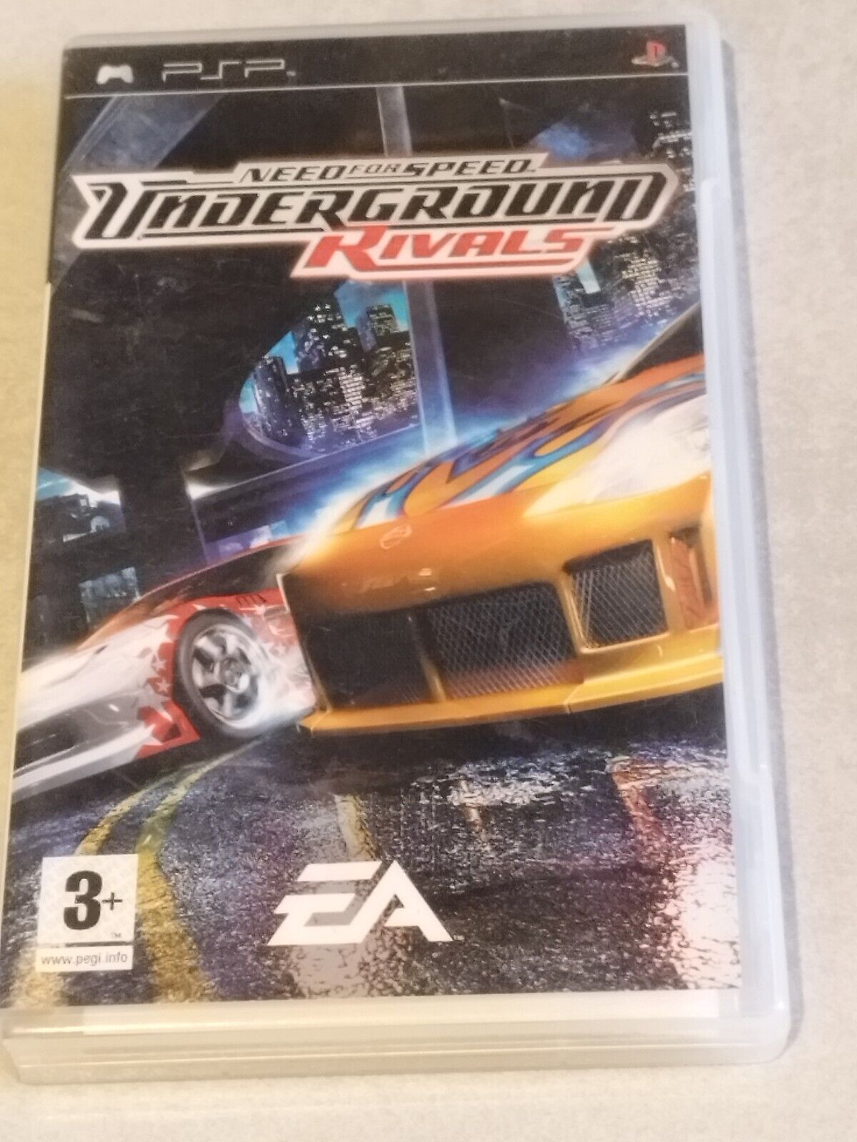 NEED FOR SPEED UNDERGROUND RIVALS SONY PLAYSTATION PSP 3000 SLIM LITE