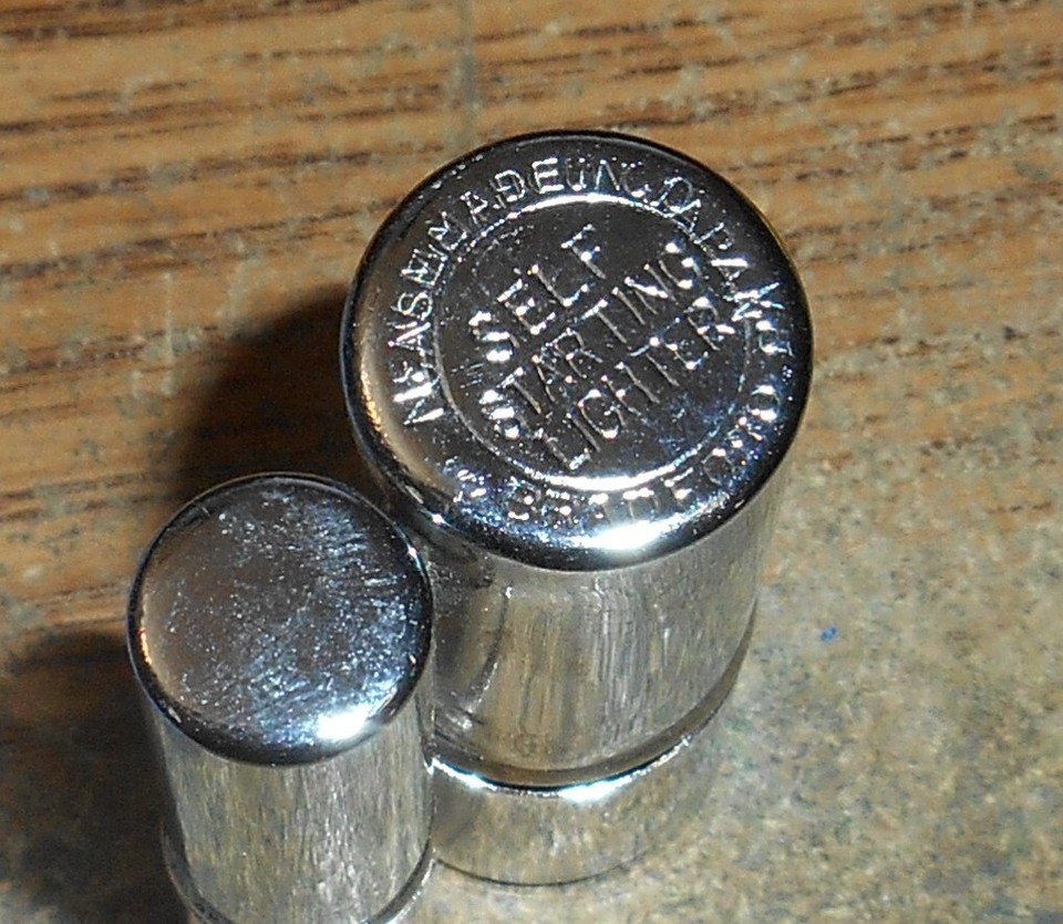 VINTAGE NEW METHOD CO. SELF STARTING LIGHTER/MADE IN BRADFORD, PA./IN