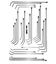 Tiran Edition 29 Pcs 360° Rotatable Paintless Dent Repair (PDR) Tools