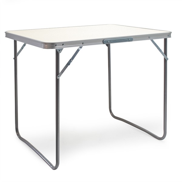 Camping Klapptisch Aluminium Falttisch Weiß Koffertisch Campingtisch Klappbar-image