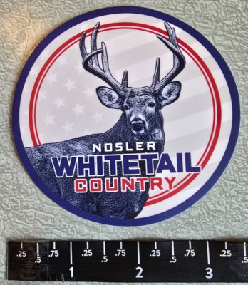 #9 Nosler Whitetail County Factor Partition Bullet Co. Vinyl Decal Sticker