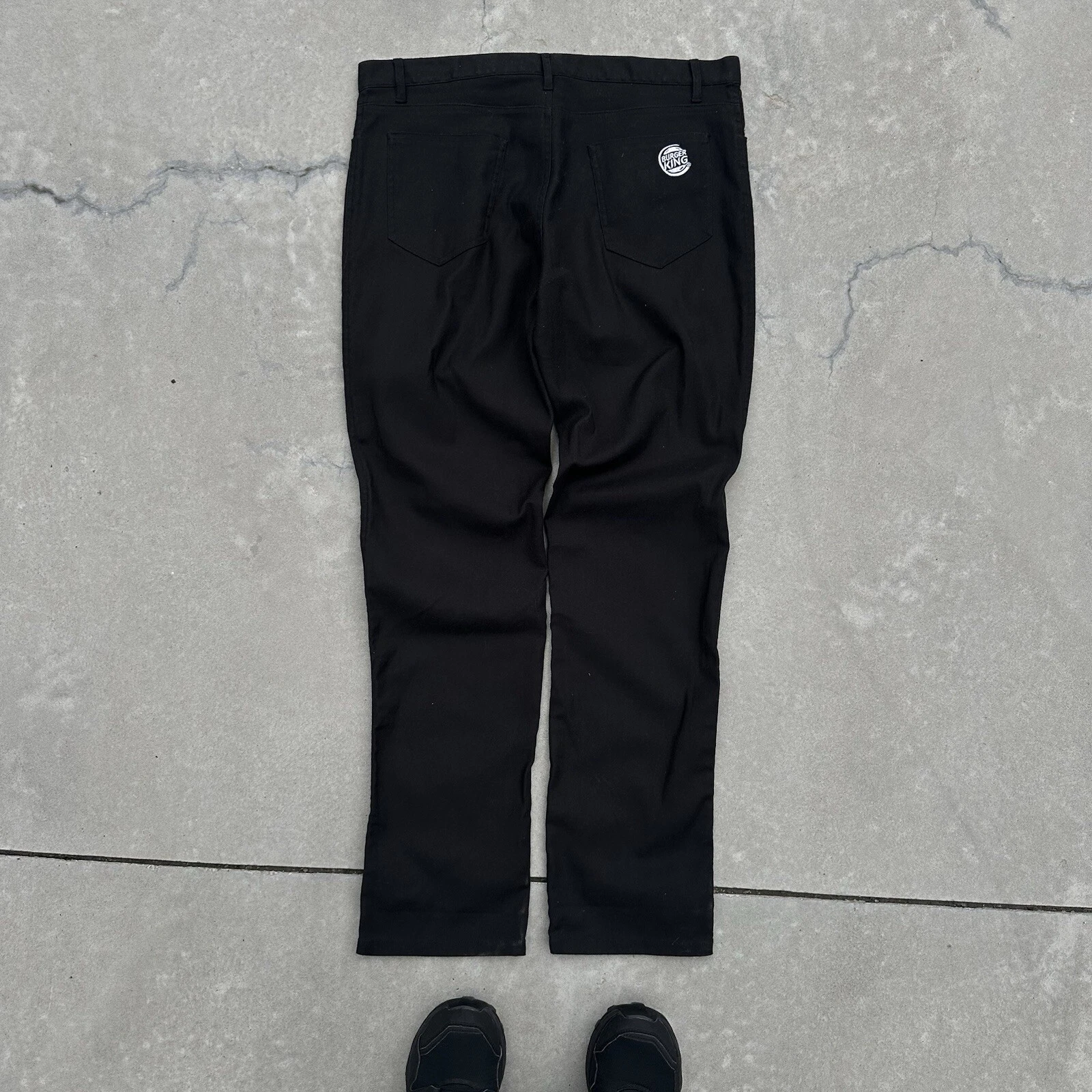 Pantalon vintage Burger King Jeans taille M classique Y2K style années 900 USA Japon
