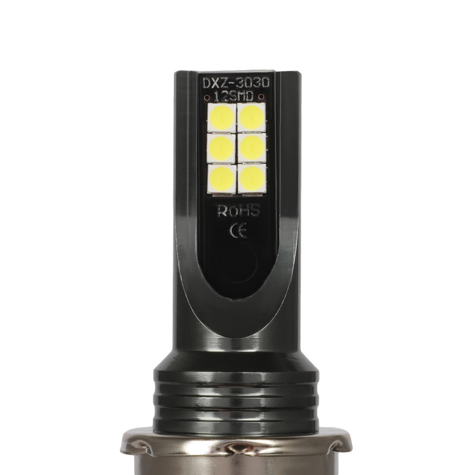 2pcs H4 9003 HB2 LED 12-3030SMD Fog Driving Drl Xenon White Light Bulbs 6000K - Image 2 of 4