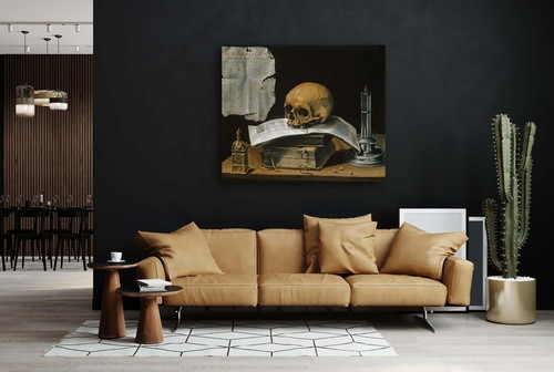 Vanitas Still Life With Skull by Sebastian Stoskopff Giclée Print - Multi-Size - Picture 5 of 7