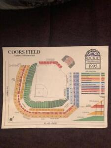 Colorado Rockies Coors Field Seating Chart