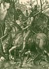 Albrecht Dürer - Ritter, Tod und Teufel ++ POSTER, DIN-A2 ++ Abigor ++ NEU !!