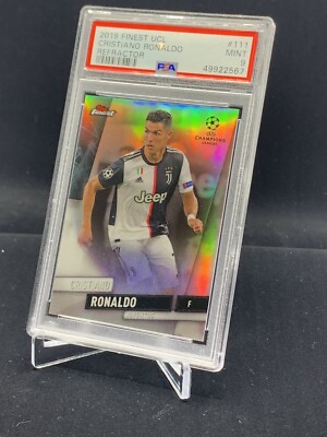 2019-20 Topps Finest Cristiano Ronaldo Refractor Image Variation 