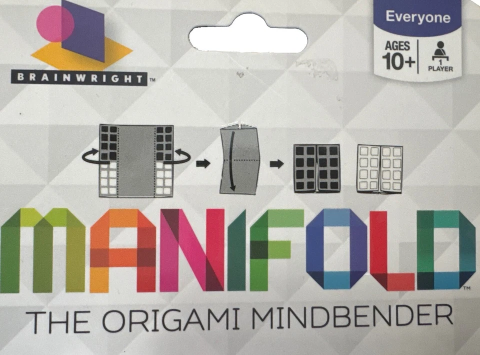 Manifold The Origami Mindbender by Brainwright 100 Puzzles Brand - NEW Sealed - Image 2 of 3