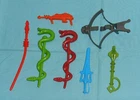 vintage heman HE-MAN MOTU PARTS WEAPONS LOT #128