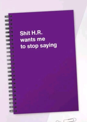 WTF Notizbuch Sh*t HR Wants Me To Stop Saying Spiralgebunden DIN A5
