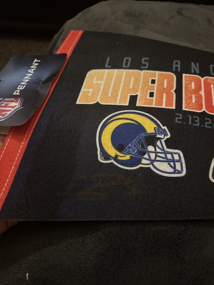 LA Rams 2022 Super Bowl LVI Champions Large Pennanttodd gurley