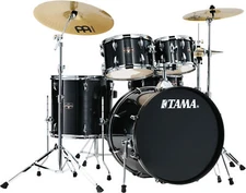Tama IE52C Imperialstar 5-Piece Complete Acoustic Drum Kit, Hairline Black