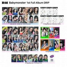 BABYMONSTER 1st Full Album DRIP Official Photocard Postcard Sticker KPOP