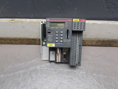 ABB PM573-ETH A5, CPU  MODULE 1SAP130300R0271, W/DX561 & BASE, GOOD TAKEOUT!