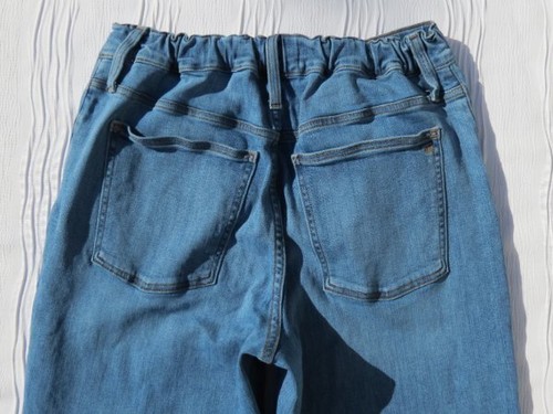Jeans MADEWELL US donna 29 8 M KEEFE blu lavaggio denim pull on vita alta $98 usati in ottime condizioni - Foto 4 di 5