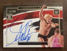 🔥 2022 IMMORTAL INK GREG VALENTINE AUTOGRAPH SIGNED /99 🔥