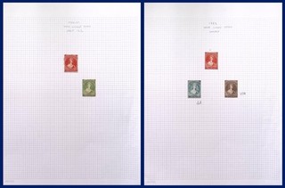 NEW ZEALAND: 1862 1867 Victoria Selection Ex Old Time Collection 2 Part Pages