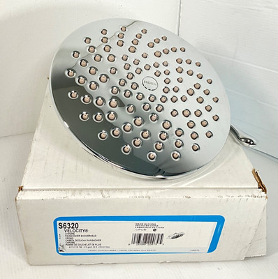 Moen S6320 Velocity 2-Function 8  Immersion Rainshower Shower Head, CHROME