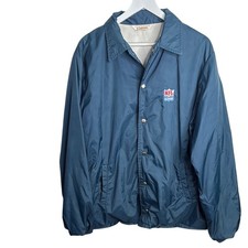 NFL Alumni Vintage Wind Breaker Collar Snap Button Jacket M-256 Sz XL