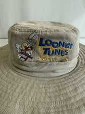 VTG Looney Tunes Back In Action Bucket Hat Small/Kids ONE Size Bugs Bunny
