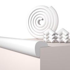 Baby Proof Edge Corner Protector, 6.56FT 0.47''Th L-Shape Furniture Corner  ...