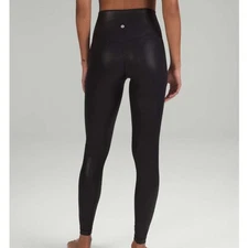 Lululemon Align High-Rise Pant / Leggings, Full length * Shine / Foil, Size 4