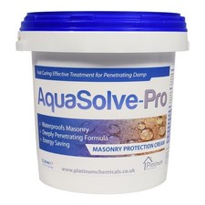 AquaSolve Masonry Brick Waterproofing Cream Exterior Damp Proof Wall Sealer