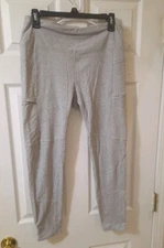 Kyodan outdoor Women’s Leggings Gray Pockets Legs Gray Soft Large