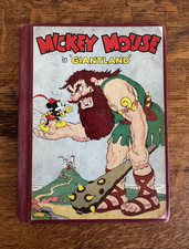 1934 Disney Mickey Mouse in Giantland Book David McKay Company Hardcover