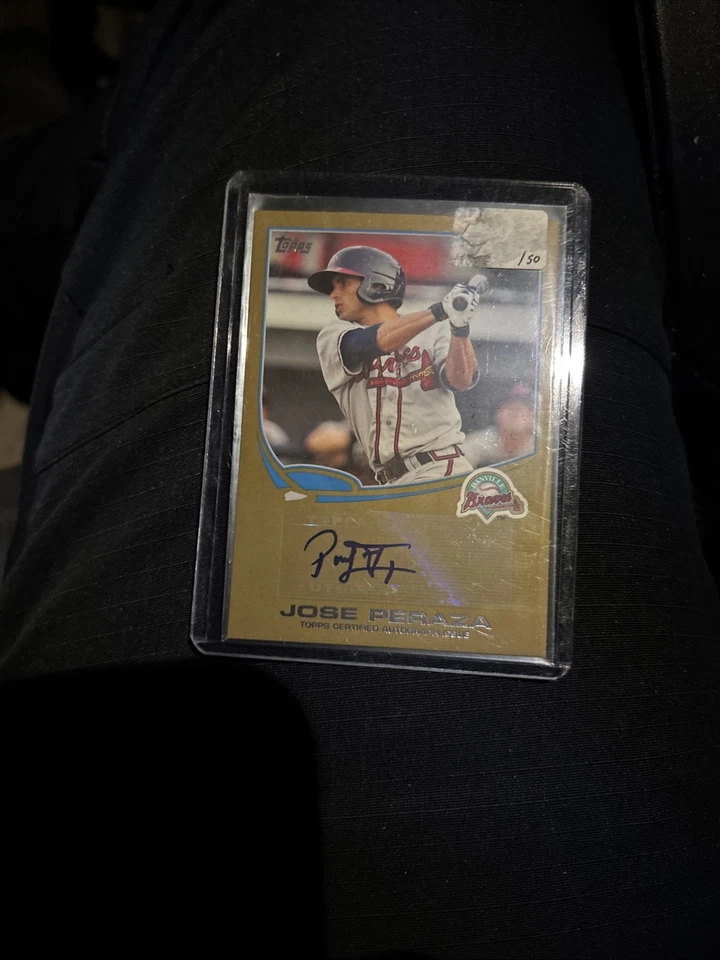 2013 Topps Pro Debut - Autographs Jose Peraza #PDA-JP Gold /50 (AU, RC) - Image 2 of 2