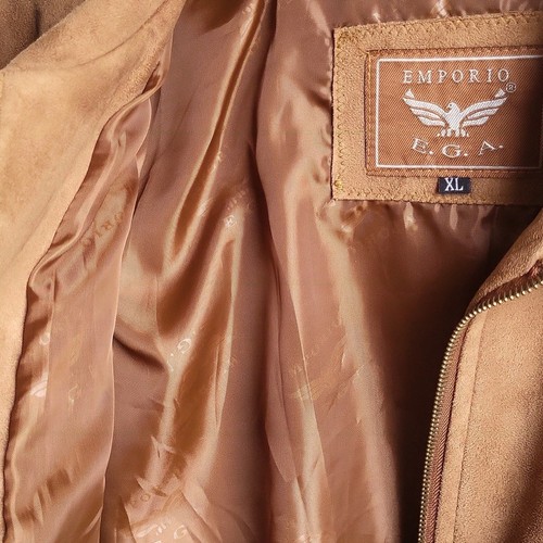 EMPORIO E.G.A Men's Brown Suede Jacket Size XL - Picture 9 of 11