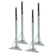 Classroom Activity Table Legs Adjustable Height - 22” To 29” TITANIUM