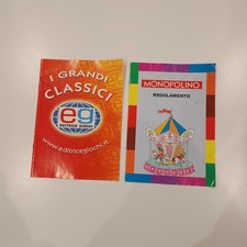 Monopolino regolamento versione semplice monopoli libretto pubblicitario