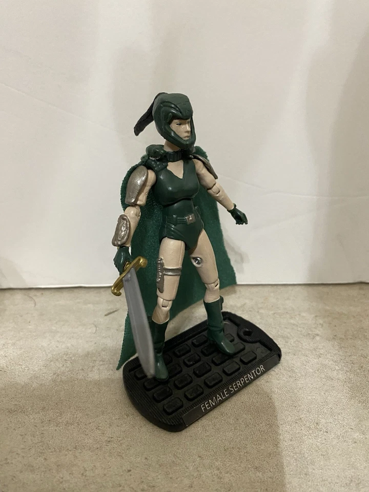 Gi Joe 25th, Roc, 30th, Female Serpentor  4” Custom - Image 3 of 4