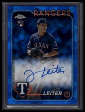 2024 Topps Chrome Update Sapphire Edition #USA-JAL Jack Leiter Autographs