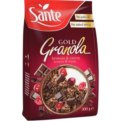 Sante Granola Gold Brownie Kirsche 300g