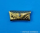 Vintage Barbie Doll Gold Dimple Clutch Purse Near Mint ~ 1960's