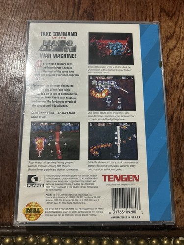 ROBO ALESTE SEGA CD CIB IN ORIGINAL CASE WITH INSTRUCTIONS & REG. CARD! - Picture 7 of 7